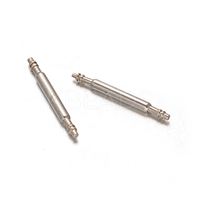Tarnish Resistant Stainless Steel Double Flanged Spring Bar Watch Strap Pins LS-STAS-M231-04-1