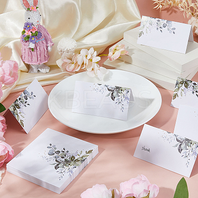 Rectangle Paper Table Place Cards AJEW-WH0752-125B-1