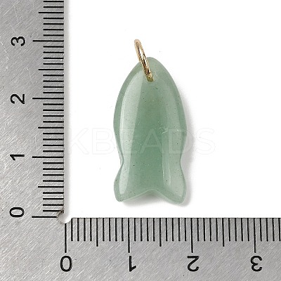 Natural Green Aventurine Pendants G-A297-01G-07-1