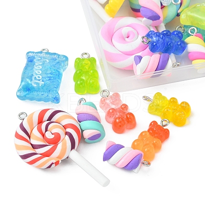 DIY Pendant Jewelry Making Finding Kit DIY-FS0003-74-1
