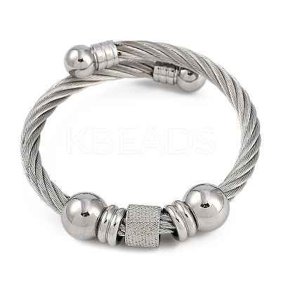 304 Stainless Steel Bangles for Women STAS-M023-17P-1