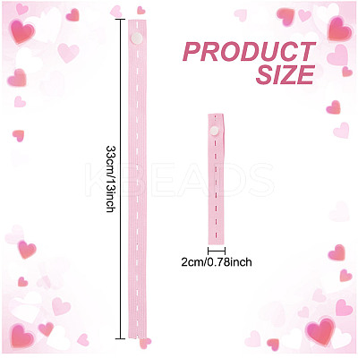 Polyester Elastic Binding Straps AJEW-WH0270-284C-1
