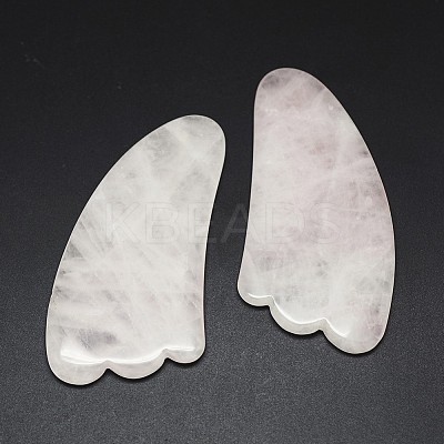 Natural Rose Quartz Gua Sha Boards DJEW-G014-01-1