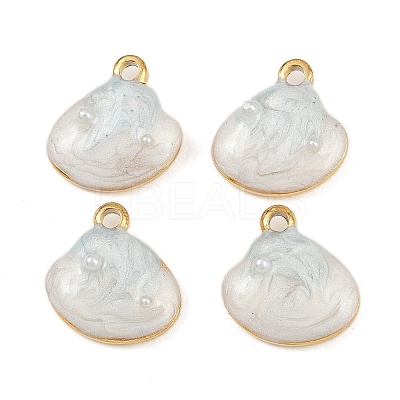 304 Stainless Steel Enamel Pendants STAS-U057-11G-A-1