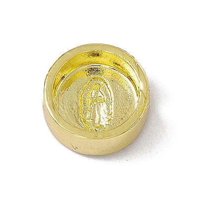 Real 18K Gold Plated Brass Enamel Beads LS-KK-A170-02G-02-1