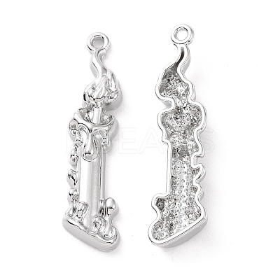 Rack Plating Alloy Pendants PALLOY-D007-69P-1