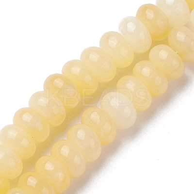 Natural Yellow Jade Beads Strands G-K359-A01-01-1