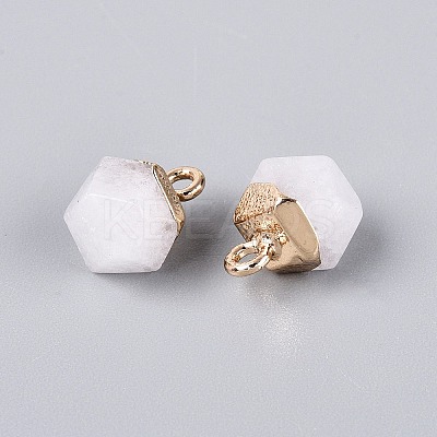 Natural Quartz Crystal Pendants G-N359-18G-16-1