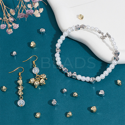 40Pcs 4 Colors Alloy Beads FIND-PH0021-32-1
