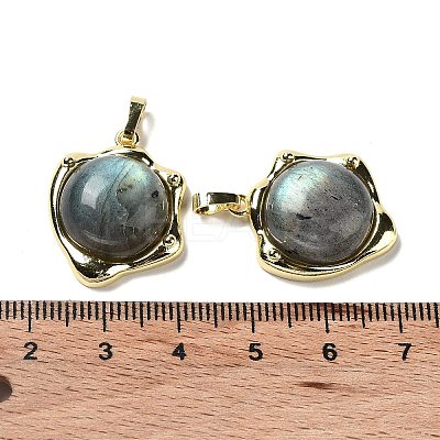 Natural Labradorite Pendants G-G069-01G-06-1