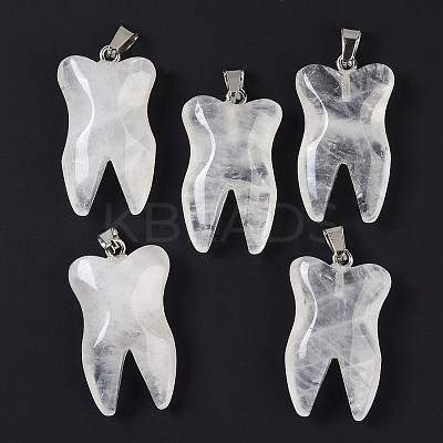 Natural Quartz Crystal Pendants G-G115-01C-1