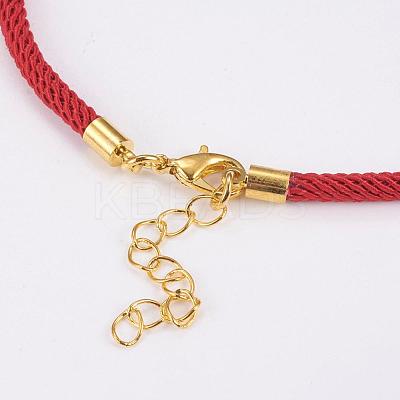 Nylon Cord Bracelet Making KK-G313-02G-1