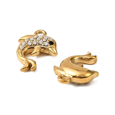 304 Stainless Steel Charms STAS-F321-01G-03-1