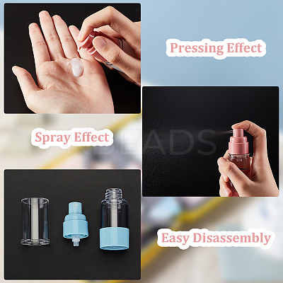 8Pcs 8 Styles PETG Portable Refillable Bottles FIND-OC0002-80-1