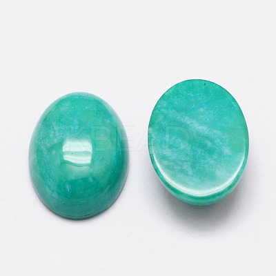Imitation Amazonite Cabochons LS-G-K021-20x15mm-09-1