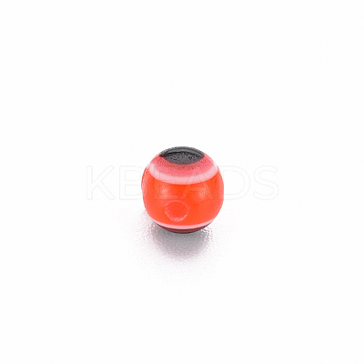 Evil Eye Resin Beads RESI-R140-4mm-A-M-1