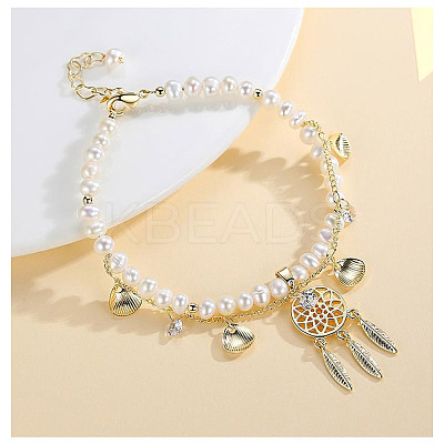 1 Strand Grade AA Natural Cultured Freshwater Pearl Beads Strands PEAR-GO0001-06-1