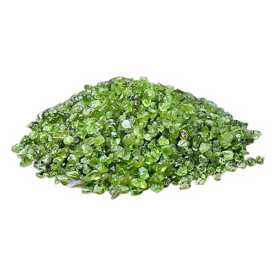 Natural & Dyed Peridot Tumbled Chips X-PW-WGA7DCE-05-1