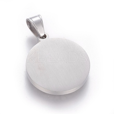 304 Stainless Steel Enamel Pendants STAS-E439-90G-P-1