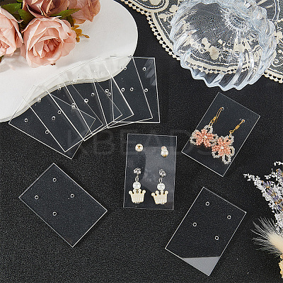 20Pcs Acrylic Earring Display Cards EDIS-CP0001-16A-1