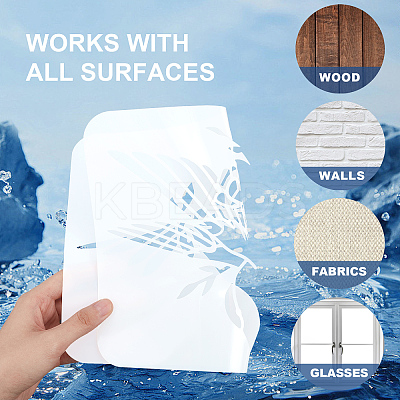 1Pc PET Hollow Out Drawing Painting Stencils DIY-MA0003-59C-1
