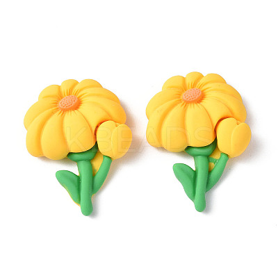 Opaque Resin Cabochons X-CRES-P023-04D-1
