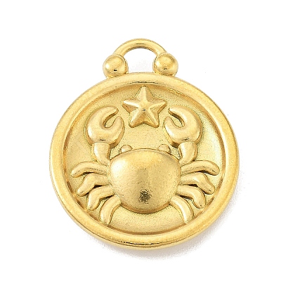 Real 18K Gold Plated Tone 304 Stainless Steel Pendants STAS-K291-01G-08-1