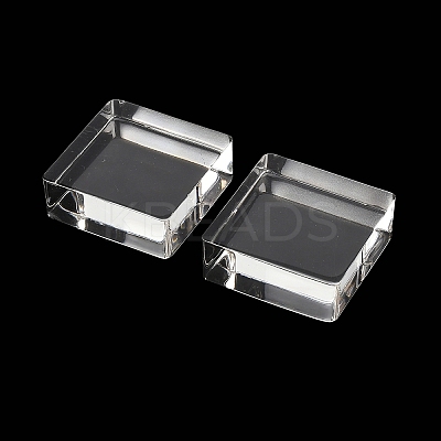 Square Transparent Acrylic Jewelry Display Pedestals ODIS-XCP0001-37-1
