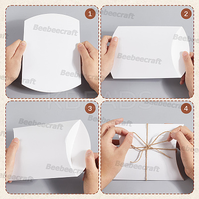 18Pcs 3 Colors Paper Pillow Candy Boxes CON-BBC0001-09-1