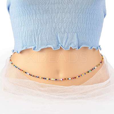 Summer Jewelry Waist Bead NJEW-C00007-04-1