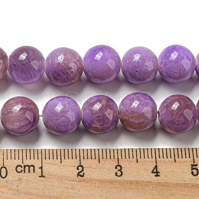 Dyed Natural White Jade Beads Strands G-F764-03B-1