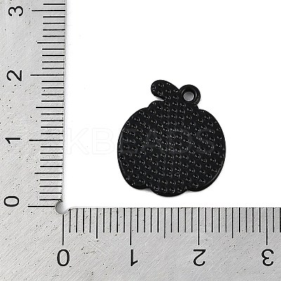 Halloween Theme Spray Painted Alloy Enamel Pendants PALLOY-D029-01E-RS-1