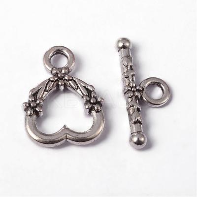 Tibetan Style Toggle Clasps X-LF1086Y-NF-1