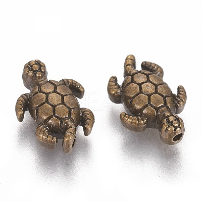 Tibetan Style Alloy Beads X-TIBEB-7681-AB-NR-1