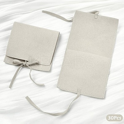 Square Fiber Cloth Jewelry Pouches ABAG-YWC0001-01D-1
