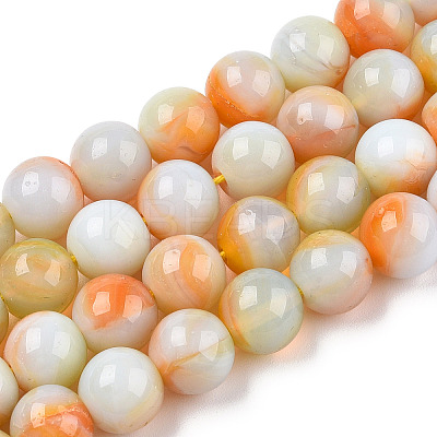 Handmade Lampwork Beads Strands LAMP-D072-B-04-1