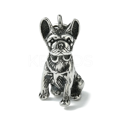 Retro 304 Stainless Steel Pendants STAS-G331-09B-AS-1