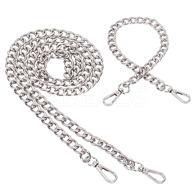 Aluminum Curb Chain Bag Handles FIND-PH0002-13S-1