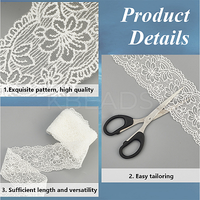 5 Yards Flat Cotton Lace Ribbon OCOR-GF0004-71B-02-1