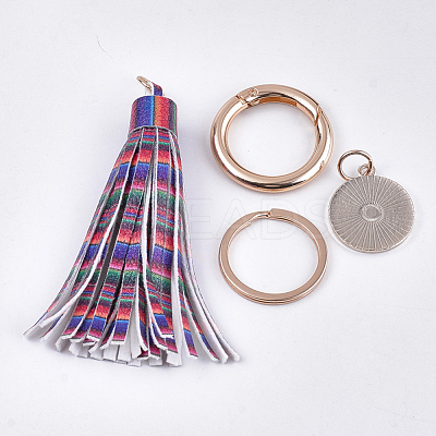 PU Leather Tassel Keychain KEYC-T004-05J-1