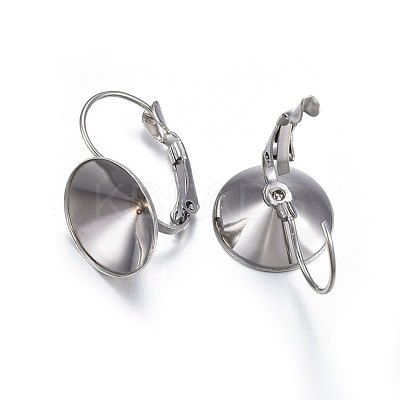 Tarnish Resistant 201 Stainless Steel Leverback Earring Findings STAS-P210-29P-1