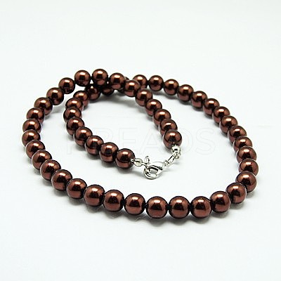Fashion Glass Pearl Beaded Necklaces X-NJEW-D061-8mm-1-1