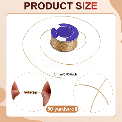 50 Yards Nylon Thread NWIR-WH0816-001C-1