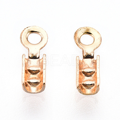 Brass Folding Crimp Ends LS-X-KK-Q735-75G-1
