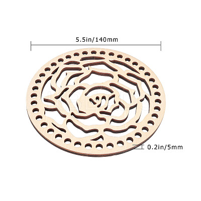 Wooden Basket Bottoms DIY-WH0167-27C-1