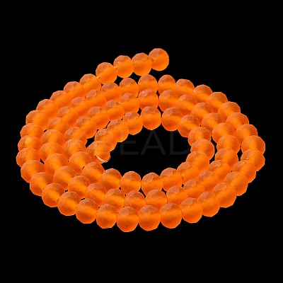 Transparent Glass Beads Strands EGLA-A044-T1mm-MD25-1
