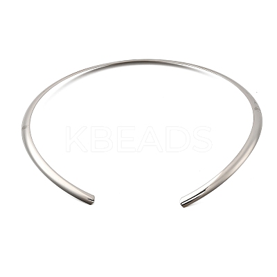 202 Stainless Steel Wire Choker Necklace NJEW-H011-06P-1