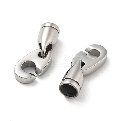 304 Stainless Steel Interlocking Clasps STAS-V008-24P-1