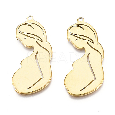 Ion Plating(IP) 201 Stainless Steel Pendants LS-STAS-N098-069LG-1