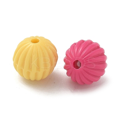 Opaque Acrylic Bbeads PACR-Q008-28A-1